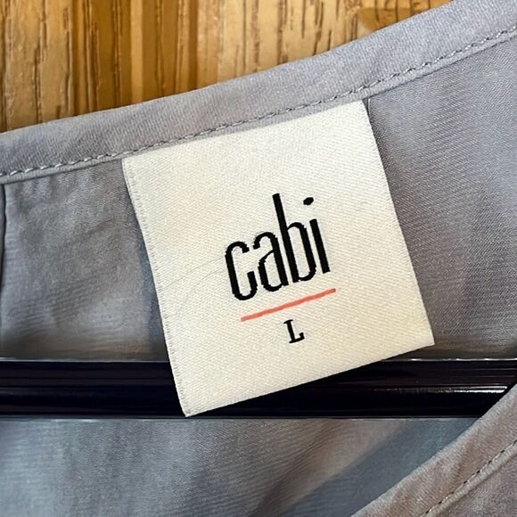 Cabi Tie Back MIST Sleeveless Blouse Top Large #5363 - Picture 5 of 6